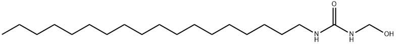 N-(羟甲基)-N'-十八烷基脲 结构式