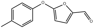 5-P-TOLYLOXY-FURAN-2-CARBALDEHYDE 结构式