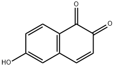 6-羟基萘-1,2-二酮 结构式
