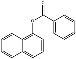 NAPHTHALEN-1-YL BENZOATE 结构式