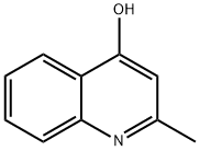 4-羟基-2-甲基喹啉 结构式