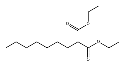 2-庚基丙二酸二乙酯 结构式