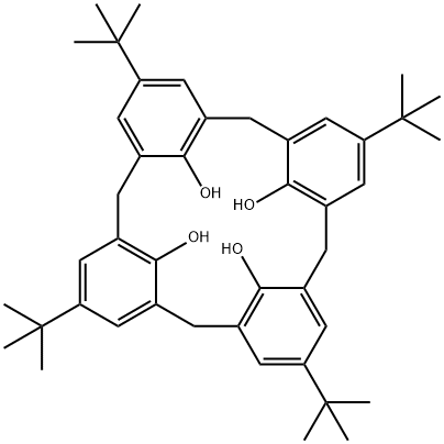 4-叔-丁基杯[4]芳烃 结构式