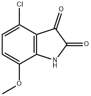4-氯-7-甲氧基吲哚醌 结构式