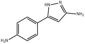 3-(4-氨基苯)-5-氨基吡唑 结构式