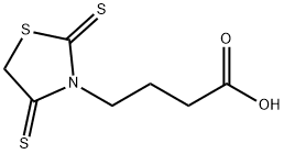4-(2,4-DITHIOXO-1,3-THIAZOLIDIN-3-YL)BUTANOIC ACID 结构式
