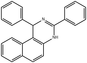 1,3-Diphenyl-1,2-dihydrobenzo[f]quinazoline 结构式