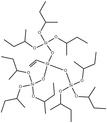 VINYLTRIS(TRI-SEC-BUTOXYSILOXANYL)SILANE 结构式