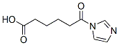 6-(1H-imidazol-1-yl)-6-oxohexanoic acid 结构式