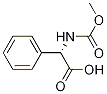N-甲氧羰基-L-苯基甘氨酸 结构式