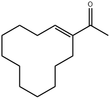(E)-1-(1-cyclododecen-1-yl)ethan-1-one 结构式