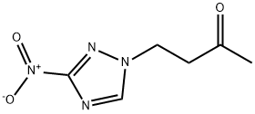 4-(3-硝基-1H-1,2,4-三唑-1-基)丁-2-酮 结构式