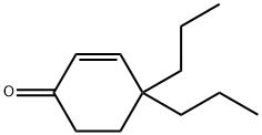 4,4-DIPROPYLCYCLOHEX-2-ENONE 结构式