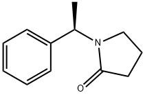 (R)-1-(1-苯乙基)吡咯烷-2-酮 结构式