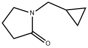 1-(cyclopropylmethyl)pyrrolidin-2-one 结构式