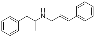 N-肉桂基-Α-甲基苯乙胺 结构式