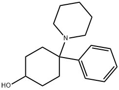 4-phenyl-4-piperidinocyclohexanol 结构式