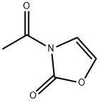3-乙酰基-2-噁唑酮 结构式