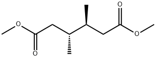 (3R,4S)-3,4-二甲基己二酸二甲酯 结构式
