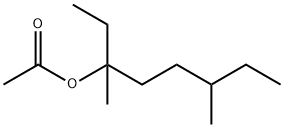 3,6-dimethyl-3-octyl acetate 结构式