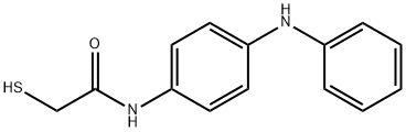 2-mercapto-N-[4-(phenylamino)phenyl]acetamide  结构式