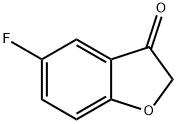 5-氟-3-苯并呋喃酮 结构式