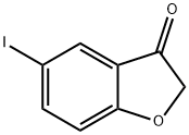 5-碘-3-苯并呋喃酮 结构式