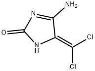 2H-Imidazol-2-one,  4-amino-5-(dichloromethylene)-1,5-dihydro- 结构式