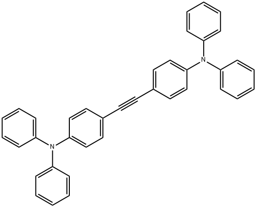 4,4'-(ETHYNE-1,2-DIYL)BIS(N,N-DIPHENYLANILINE) 结构式