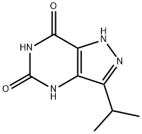 3-PROPAN-2-YL-2,4-DIHYDROPYRAZOLO[4,3-D]PYRIMIDINE-5,7-DIONE 结构式