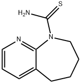 9H-Pyrido[2,3-b]azepine-9-carbothioamide,  5,6,7,8-tetrahydro- 结构式