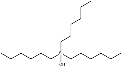 TRIHEXYLSILANOL 结构式