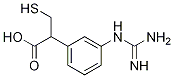 Benzeneacetic acid, 3-[(aMinoiMinoMethyl)aMino]-a-(MercaptoMethyl)-,(-) 结构式