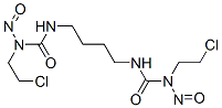 1,1'-Tetramethylenebis[3-(2-chloroethyl)-3-nitrosourea] 结构式