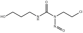 3-(2-Chloroethyl)-1-(3-hydroxypropyl)-3-nitrosourea 结构式