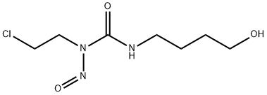 1-(2-Chloroethyl)-3-(4-hydroxybutyl)-1-nitrosourea 结构式