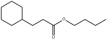 butyl 3-cyclohexylpropanoate 结构式