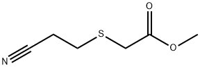 2-[(2-氰乙基)硫代]乙酸甲酯 结构式