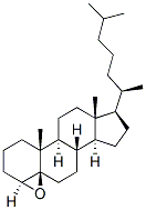 Cholestane, 4,5-epoxy-, (4alpha,5alpha)- 结构式