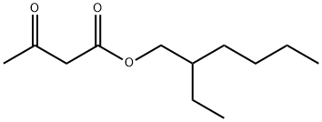 2-乙基己基乙酰乙酸酯 结构式