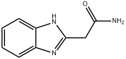2-苯并咪唑乙酰胺 结构式