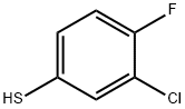 3-氯-4-氟苯硫酚 结构式