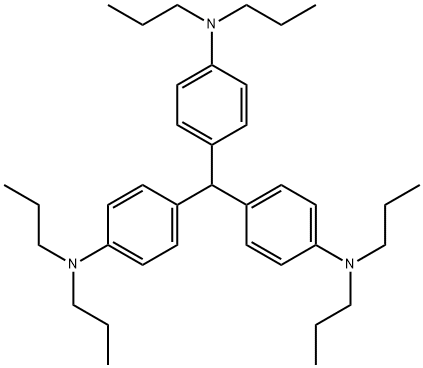 4,4',4''-methylidynetris[N,N-dipropylaniline] 结构式