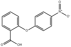 2-(4-硝基苯氧基)苯甲酸 结构式