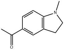 1-(2,3-dihydro-1-Methyl-1H-indol-5-yl)-Ethanone 结构式