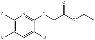 Acetic acid, (3,5,6-trichloro-2-pyridinyl)oxy-, ethyl ester 结构式