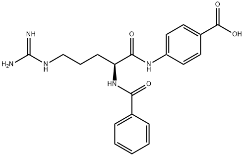 (S)-4-(2-benzamido-5-guanidinopentanamido)benzoicacid