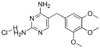 5-[(3,4,5-trimethoxyphenyl)methyl]pyrimidine-2,4-diamine hydrochloride 结构式