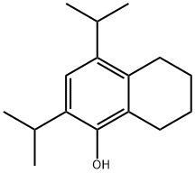 5,6,7,8-tetrahydro-2,4-bis(1-methylethyl)naphthol 结构式