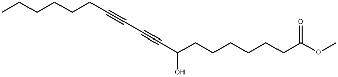 8-Hydroxy-9,11-octadecadiynoic acid methyl ester 结构式
